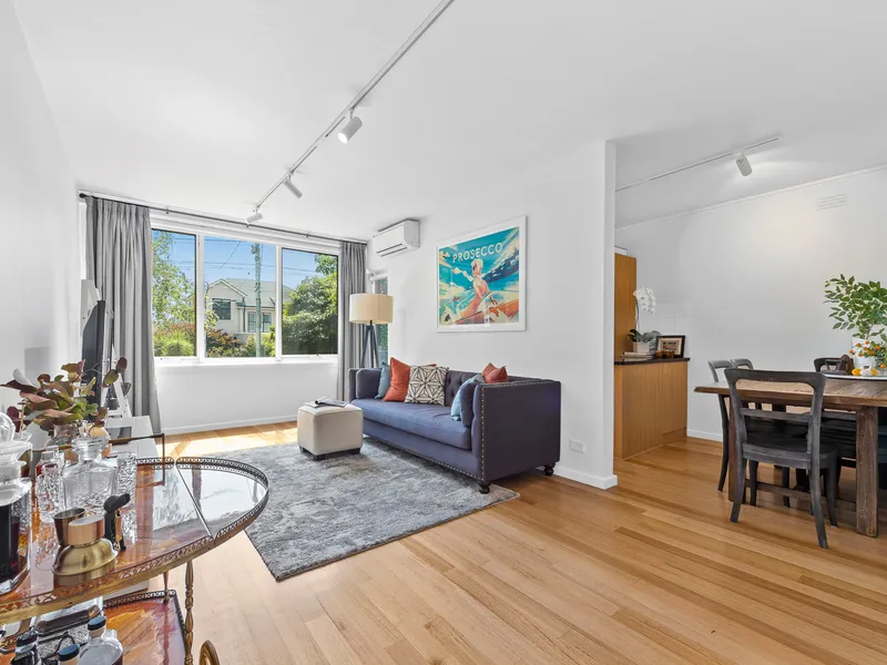 Spacious sun-filled living