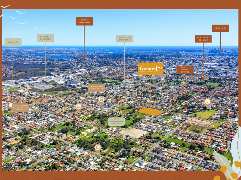 Abel Land Sales, in partnership with Elberton Property, are proud to present Gerard Street, East Cannington