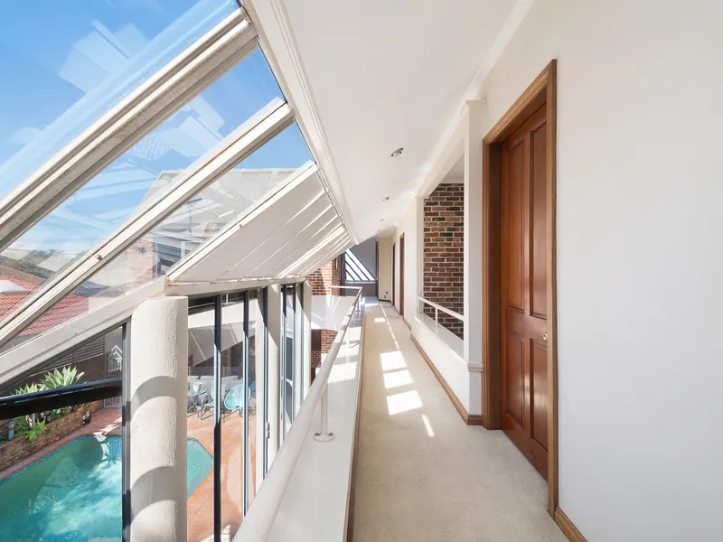 A private and spacious family sanctuary in prized locale