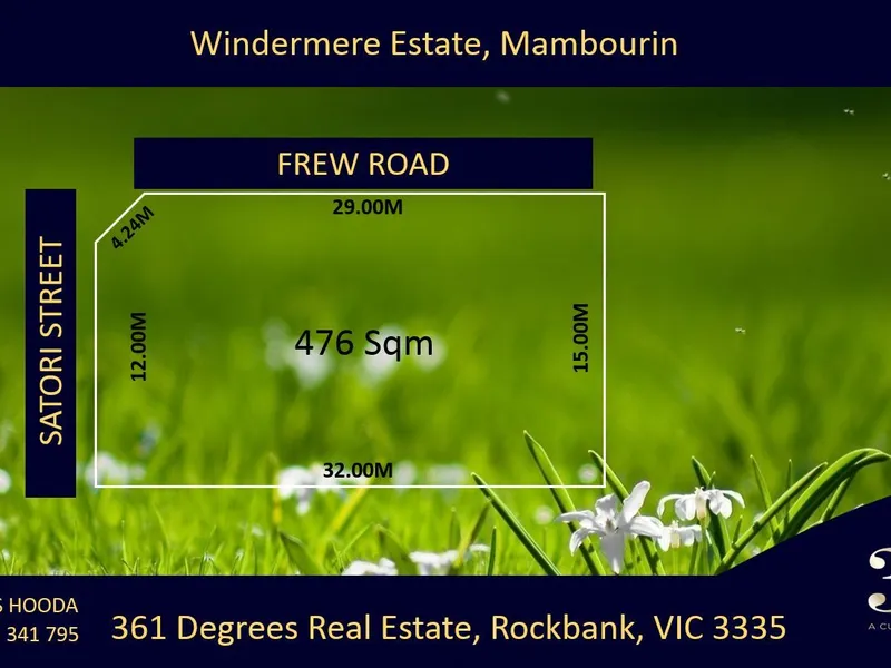 476 Sqm Land Available in Windermere Estate Mambourin!!!
