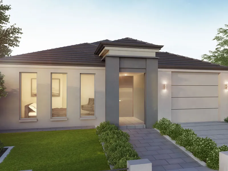 Great value home and land package.