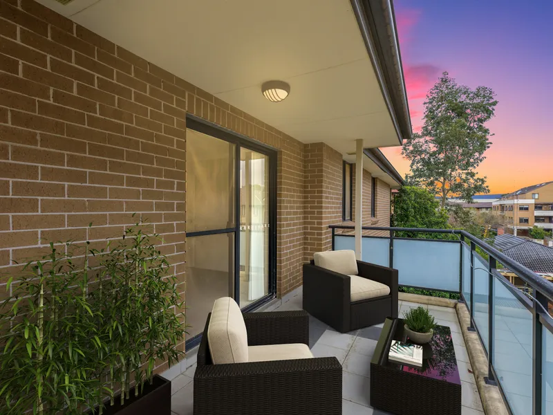 Townhouse sized, two-bedroom, split level apartment in an outstanding location!