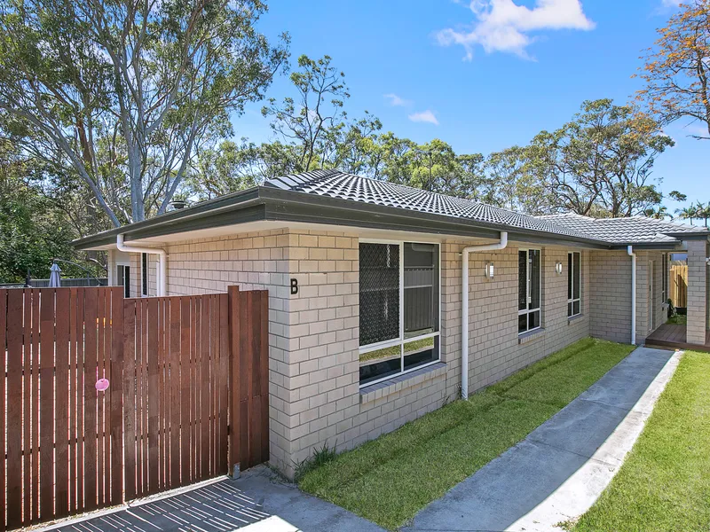 Centrally located, modern and backing onto leafy reserve