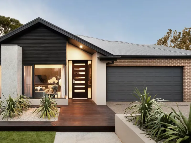 Metricon Delta Home with a Peak Facade.