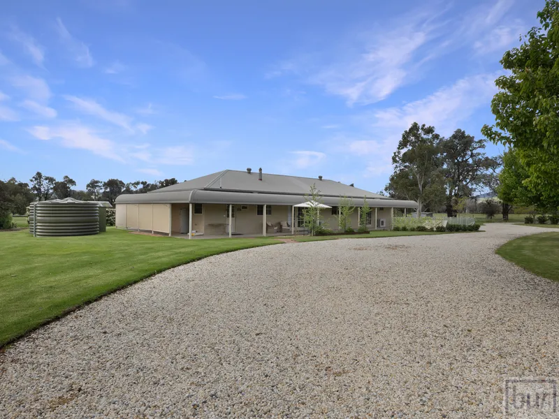 “Rural lifestyle with easy commute”