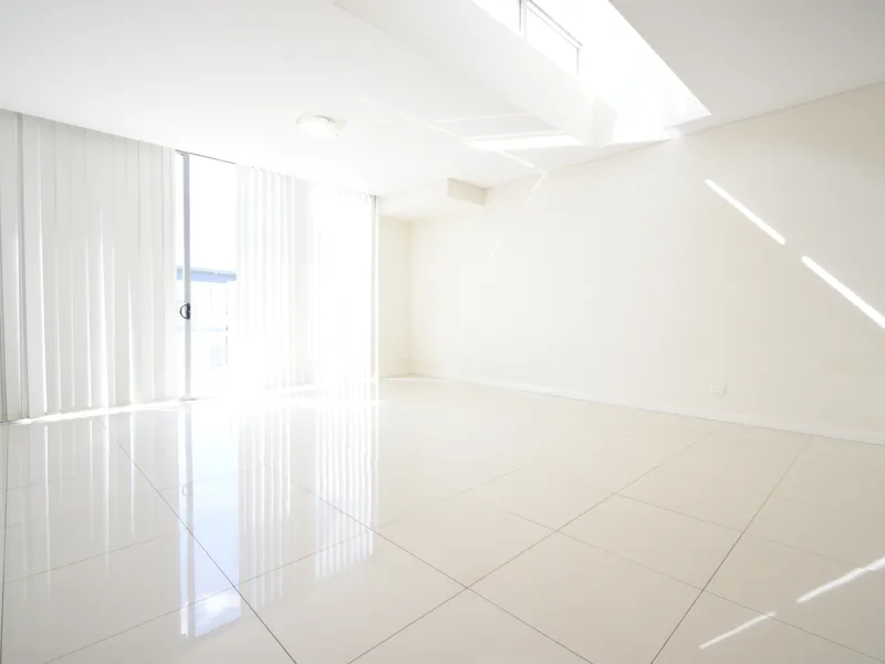 North facing & spacious two bedroom plus study with two car spaces for lease