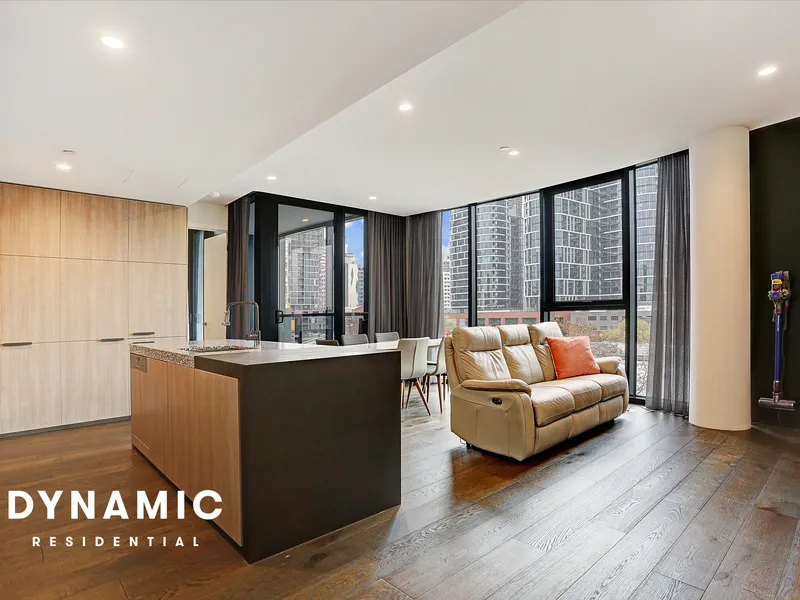 Near New Unfurnished Two Bed With Views Towards The City!