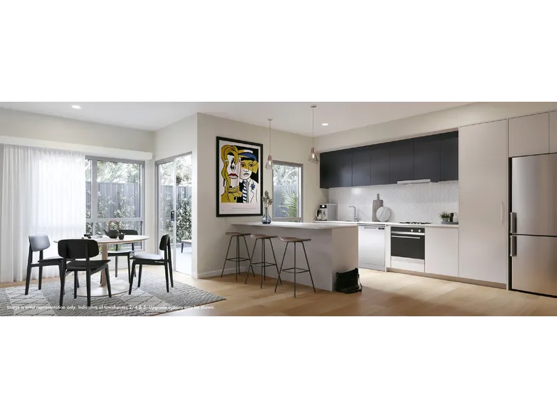 A boutique collection of only five townhouses.