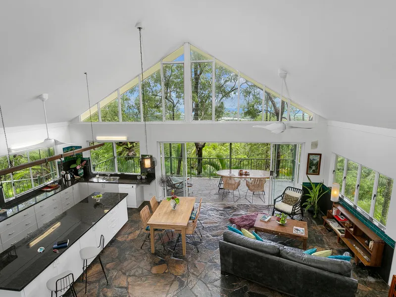 Elevated Rainforest Home With Solar