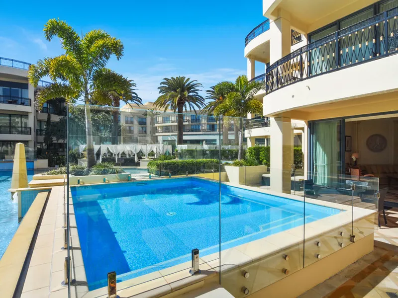 Glamorous Ground Floor Palazzo Versace Condo with Private Pool