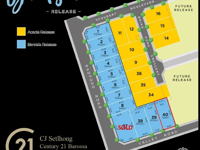 Angaston Views 'Banksia' Land Release
