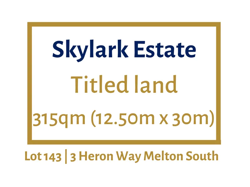 Titled Land In Skylark Estate!