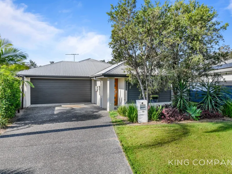 A bright family home with modern features and a spacious entertaining area.