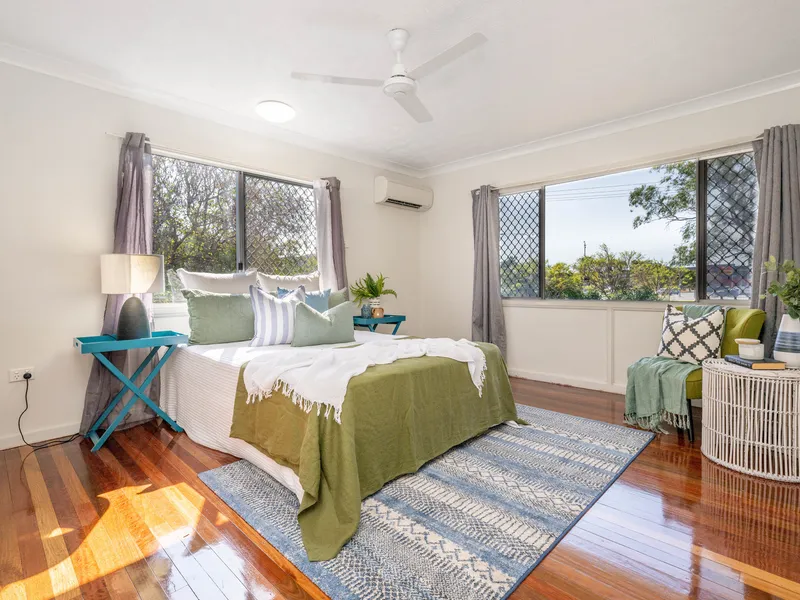 In a central location, just walking distance to Bunnings, this classic high set home has been given a fresh new look and wont disappoint!