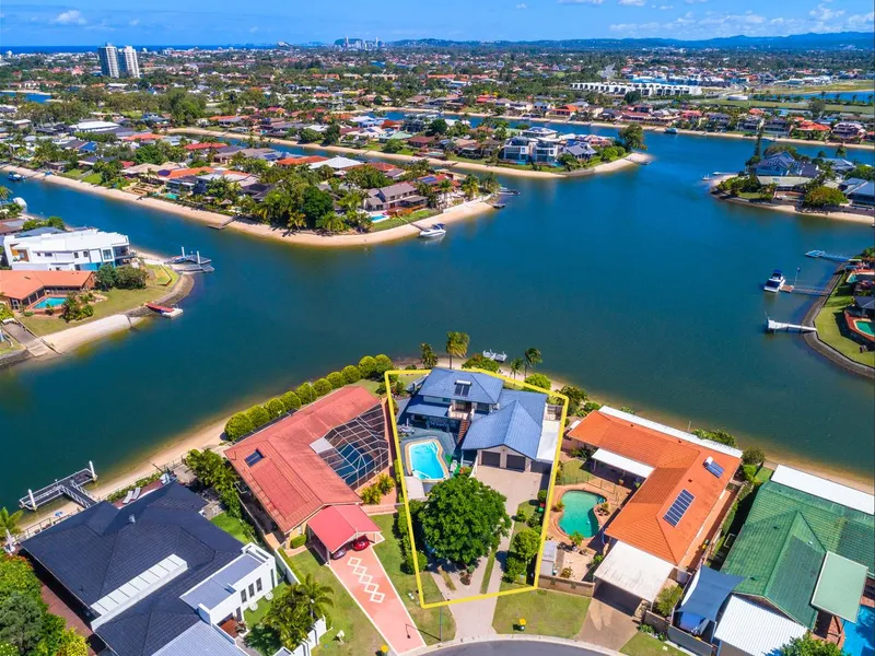 Dual Living Waterfront Home with Pool