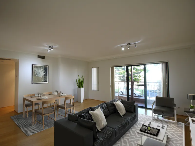 Updated Two Bedroom Apartment in Convenient Location with Lock Up Garage