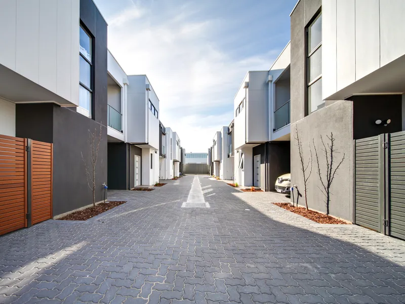 Brand new modern townhouse at city fringe