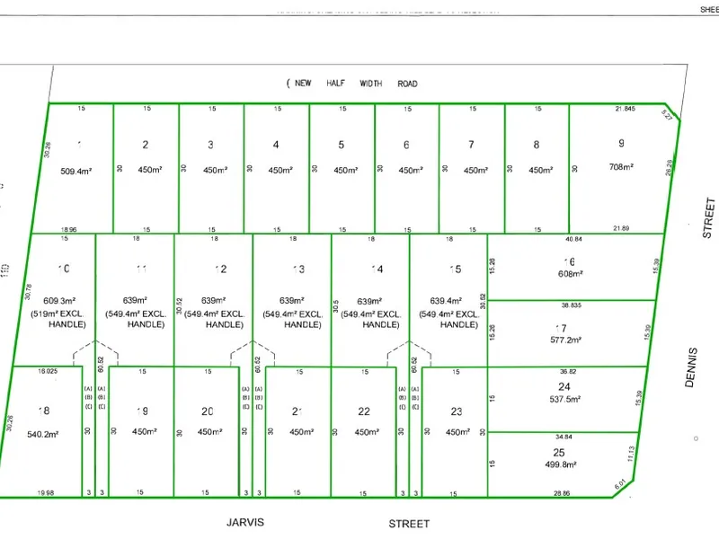 New land subdivision in a great location, all loots are quite flat and easy to build, ideal location to build your dream home