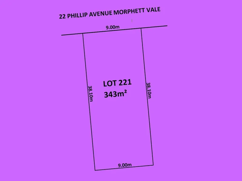 9M FRONTAGE VACANT LAND