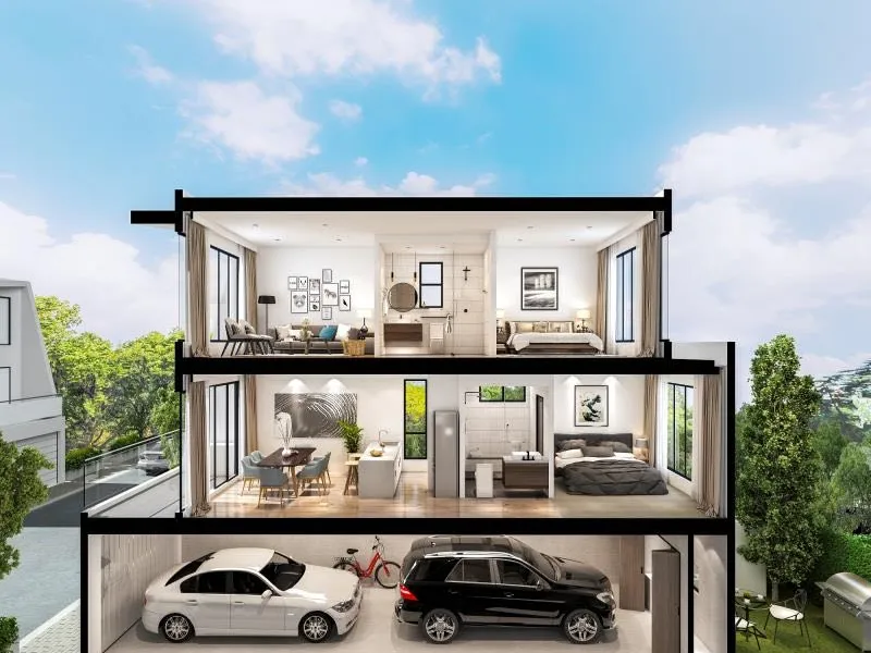 6-bedroom Townhouse in Clayton! Enjoy everything you want!
