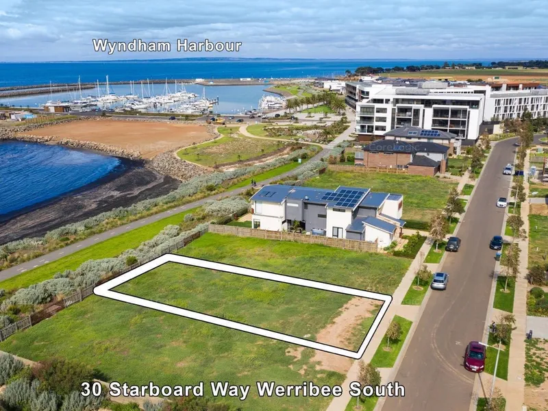 Situated on a stunning 538 sqm (approx.) of vacant land which is literally metres to the picturesque marina