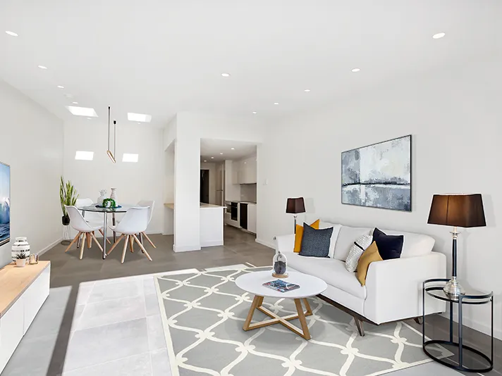 Spacious and light filled newly renovated terrace