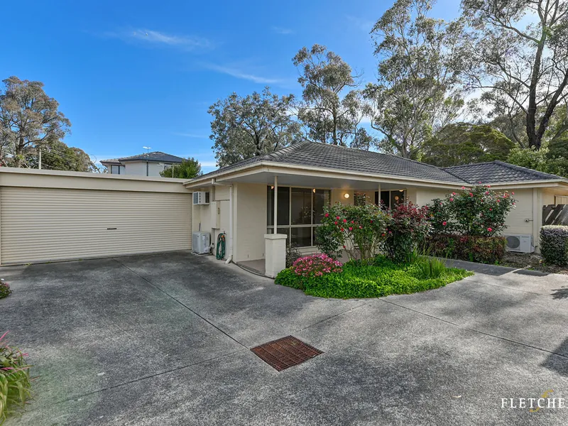 Well-maintained Rear Unit of 3