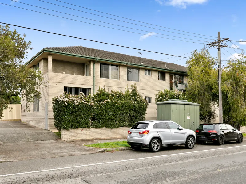 Freshly updated ground floor unit in boutique block