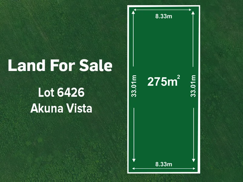Akuna Vista - Dual Occupancy Lot