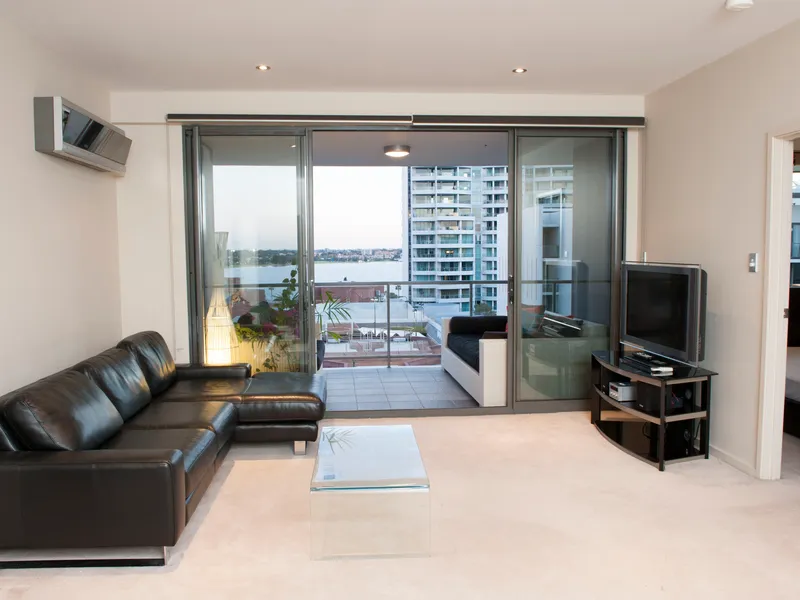 Sensational Penthouse Level Apartment. Superb outlook.