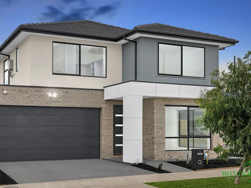 Brand new double story home with charm and modern style