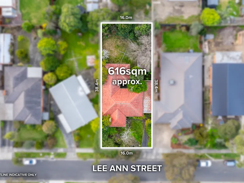 Exciting blank canvas potential on 616sqm approx.