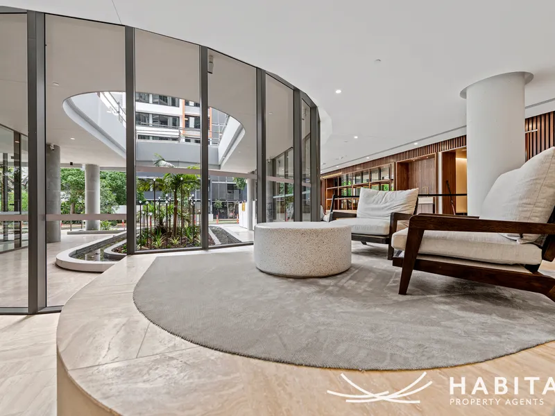 HIGH END ORLEIGH RESIDENCES - 1 BEDROOM APARTMENT WITH MULTIPURPOSE ROOM AND RIVER VIEWS