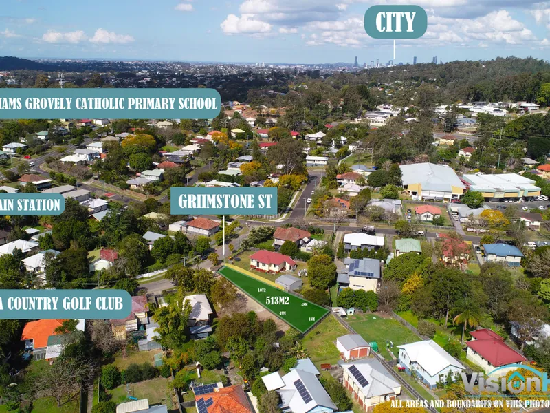 Prime 513m2 land 9.5km from Brisbane CBD, REGISTERED, READY TO BUILD!!