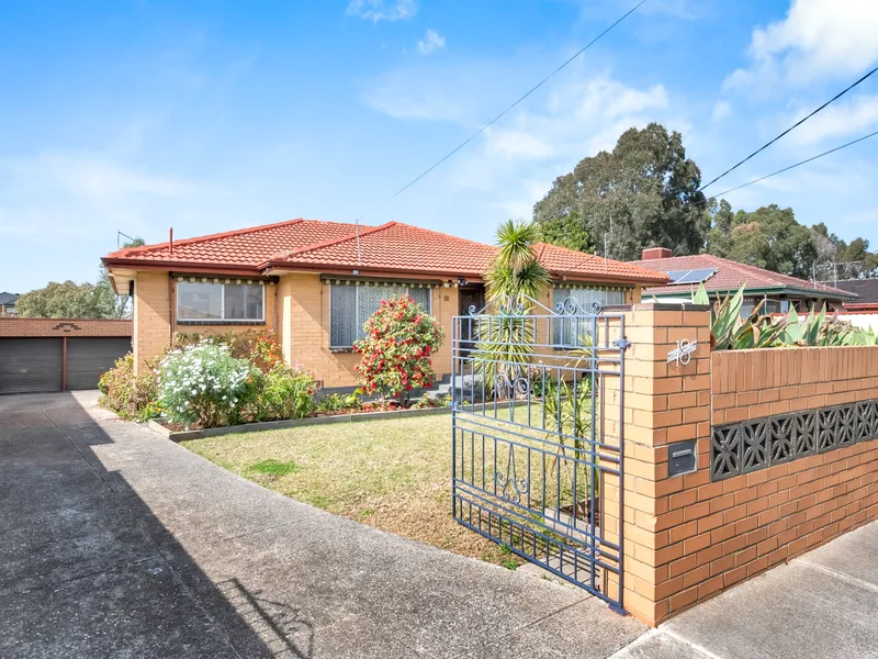 A charming four-bedroom home on a large block