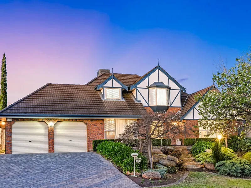 Spacious and Light-filled Tudor Style Home Made For The Best In Family Living