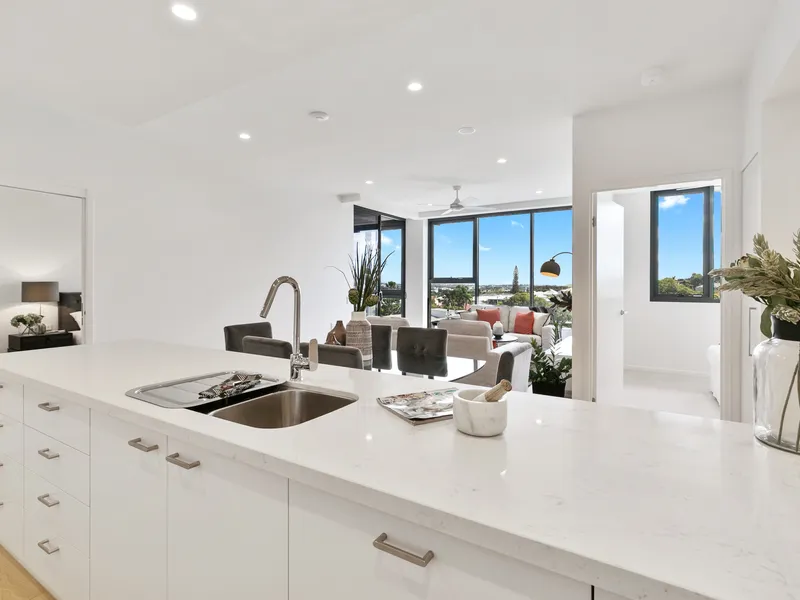 Brand new two bedroom, two bathroom apartment with an enclosed balcony