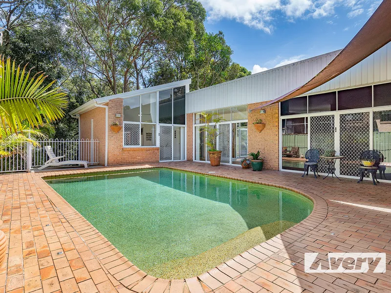 Unique Family Home with Inground Pool and Leafy Views