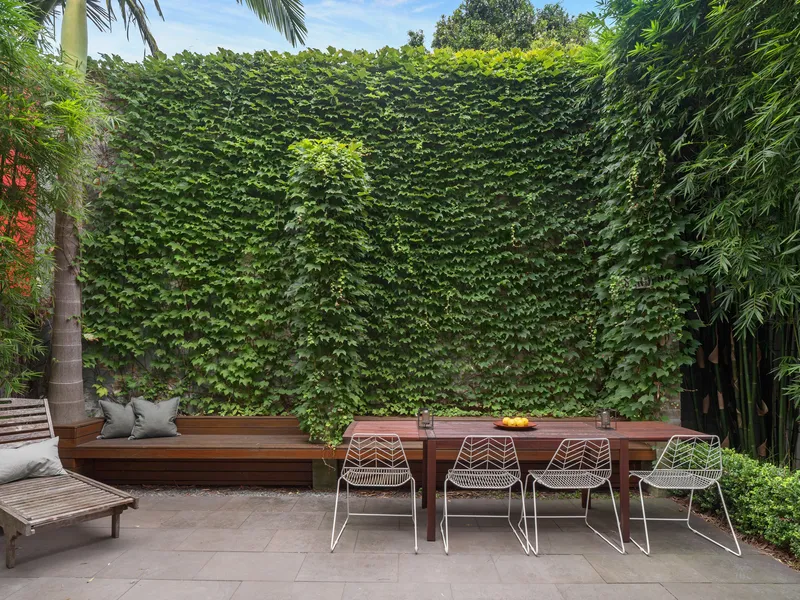 Private entertainer's retreat with north-facing courtyard