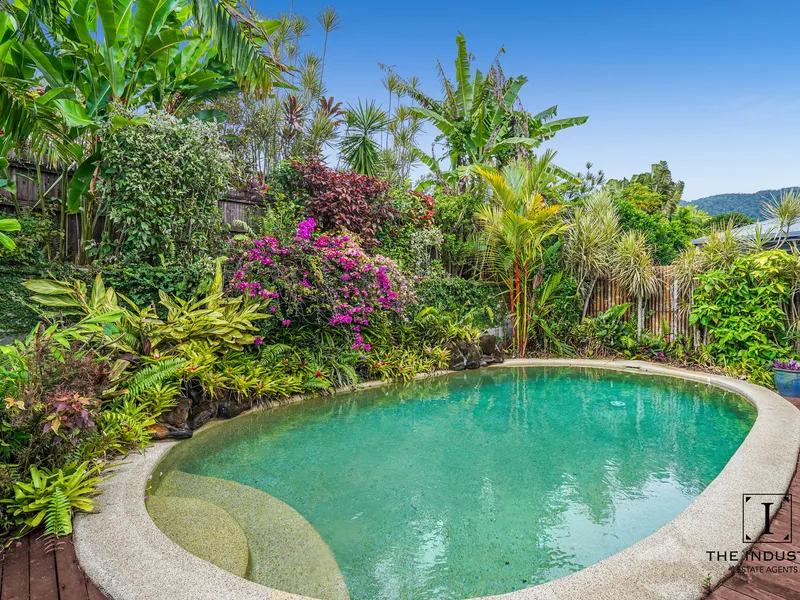 Tropical oasis quietly nestled in premium pocket