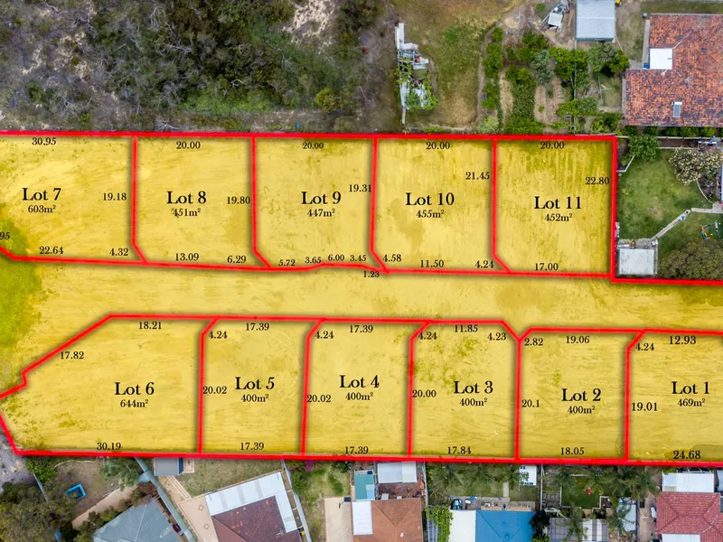 DEVELOPMENT OPPORTUNITY - 7052m2 WITH APPROVED PLANS FOR 11 LOTS