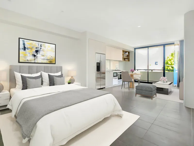 46sqm Studio with balcony + parking + storage cage