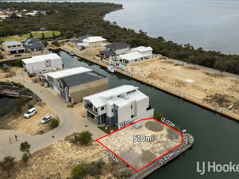 Amazingly Located 510sqm Corner Canal Block with 42m Frontage