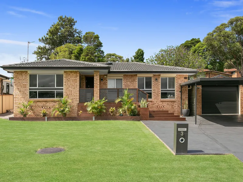 Recently renovated home offers superb contemporary living in great address