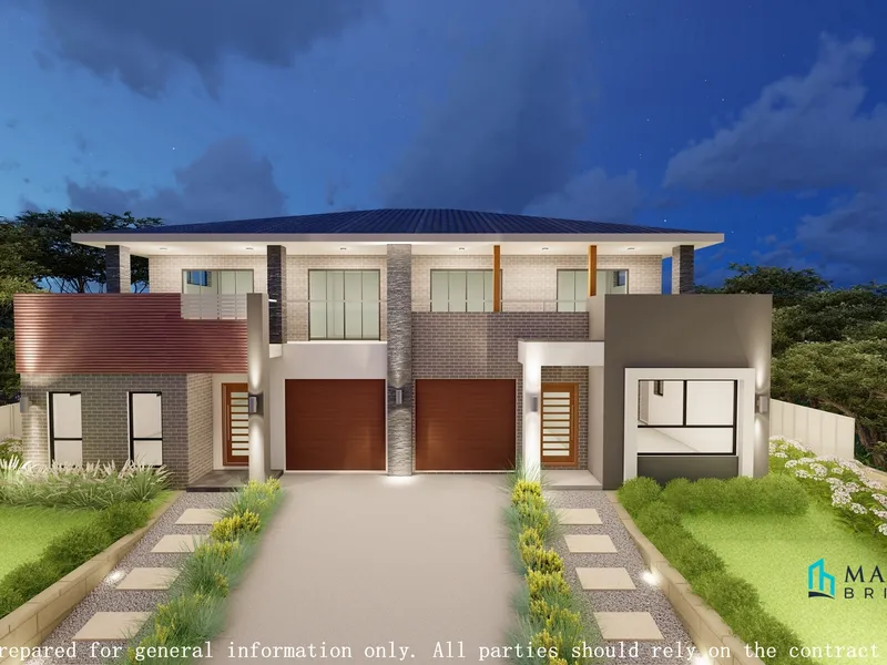 New Off The Plan Duplex!