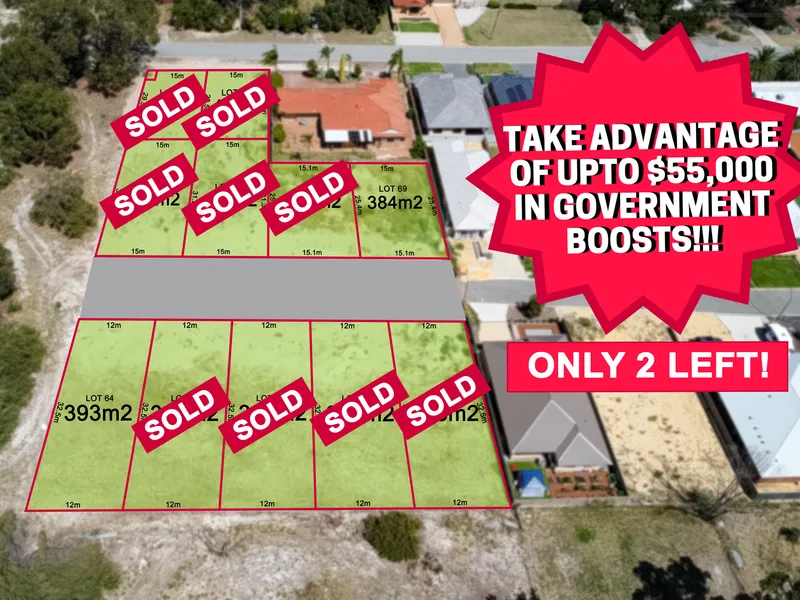 EXCLUSIVE LAND RELEASE! ALMOST SOLD OUT!