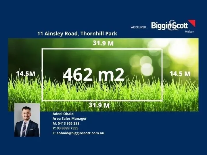 Build Your Dream Home In Thornhill Park! ( NO EASEMENT)