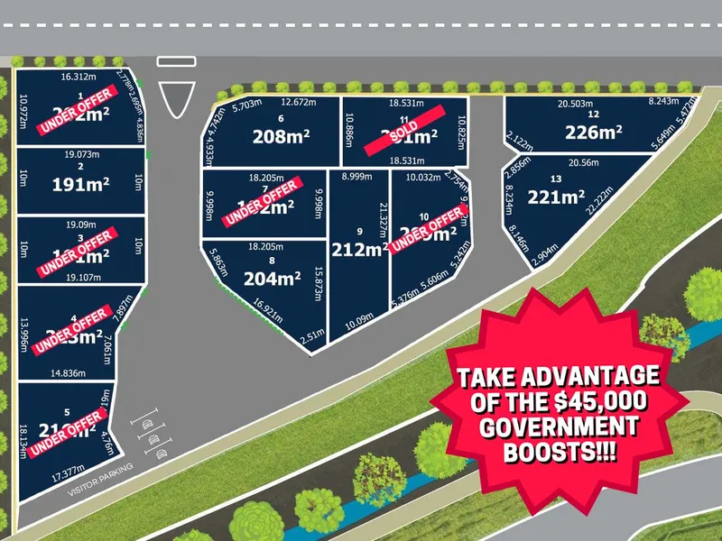 OUTSTANDING LOTS IN A DREAM LOCATION!