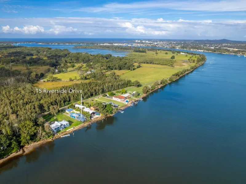 Waterfront opportunity; exclusive Riverside Drive