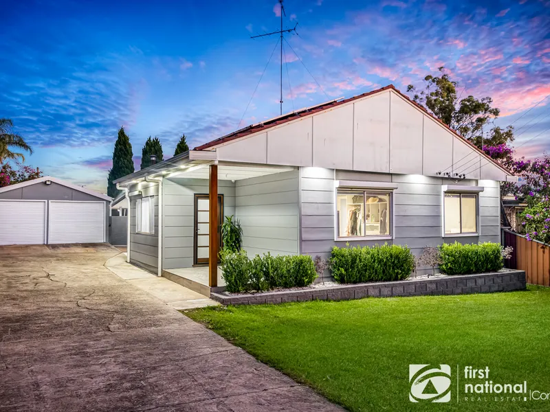 Family Sized Home with Side Access to Large Shed!